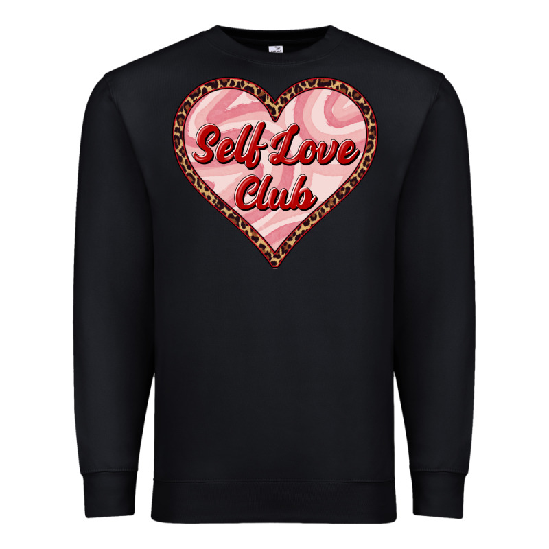 Self Love Club Valentine's Day Premium Sweatshirt by RanaPortraitStore | Teevron