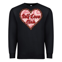 Black self love club valentine's day Premium Sweatshirt - RanaPortraitStore