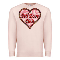 Pale Pink self love club valentine's day Premium Sweatshirt - RanaPortraitStore