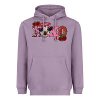 Lavender xoxo calf Heavyweight Hoodie - RanaPortraitStore