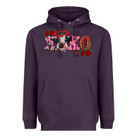 Plum xoxo calf Heavyweight Hoodie - RanaPortraitStore