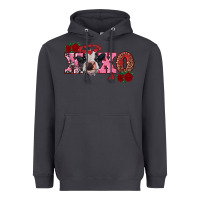 Smoke xoxo calf Heavyweight Hoodie - RanaPortraitStore