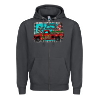 Smoke truck merry christmas Zipper Hoodie - JahusDesignShop