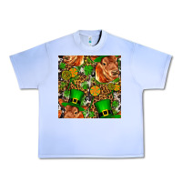 Grape Ice st patricks  cow with candy Urban Heavy Tee - FaDigitalArtStudio