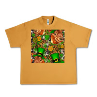 Peanut Butter st patricks  cow with candy Urban Heavy Tee - FaDigitalArtStudio