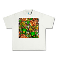Pistachio st patricks  cow with candy Urban Heavy Tee - FaDigitalArtStudio