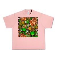 Salmon st patricks  cow with candy Urban Heavy Tee - FaDigitalArtStudio