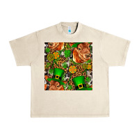 Sandshell st patricks  cow with candy Urban Heavy Tee - FaDigitalArtStudio