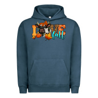 Pigment Midnight Navy love fall holstein cow Urban Hoodie - Jasminsmagicworld