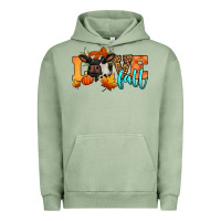 Pigment Oil Green love fall holstein cow Urban Hoodie - Jasminsmagicworld