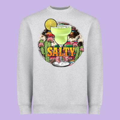 Salty Heavyweight Sweatshirt Designed By Jahusdesignshop