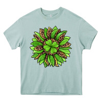 Arona lucky leopard st patricks sunflower Heavy Core Tee - Jasminsmagicworld