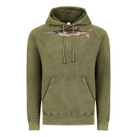 Vintage Olive Paddlefish Illustrations, Vintage Hoodie - LillyAllenDesigns
