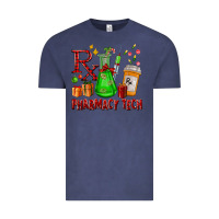 Vintage Denim pharmacy tech christmas Vintage Tee - FaDigitalArtStudio
