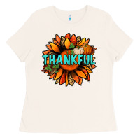 Bone thankful with sunflower bbs Ladies Tee - BundleAndBundleShop
