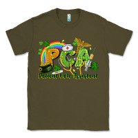 Army Green PCA Patient Care Assistant St. Patrick's Day Classic Tee - CowGirlArtShop
