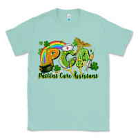 Seafoam PCA Patient Care Assistant St. Patrick's Day Classic Tee - CowGirlArtShop