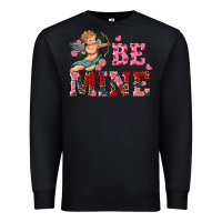 Black be mine cupid Premium Sweatshirt - RanaPortraitStore