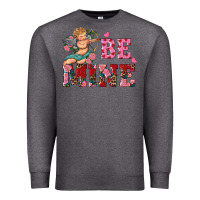 Charcoal Heather be mine cupid Premium Sweatshirt - RanaPortraitStore