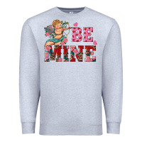 Heather Grey be mine cupid Premium Sweatshirt - RanaPortraitStore