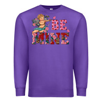 Purple be mine cupid Premium Sweatshirt - RanaPortraitStore