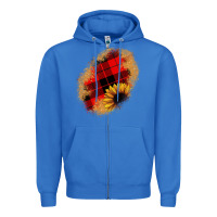 True Royal sunflower Christmas patch Zipper Hoodie - JahusDesignShop
