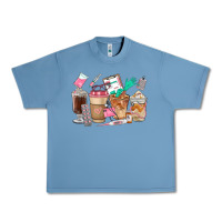 Pebble Blue Nurse Coffee Cups Urban Heavy Tee - FaDigitalArtStudio
