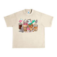Sandshell Nurse Coffee Cups Urban Heavy Tee - FaDigitalArtStudio
