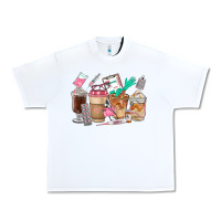White Nurse Coffee Cups Urban Heavy Tee - FaDigitalArtStudio
