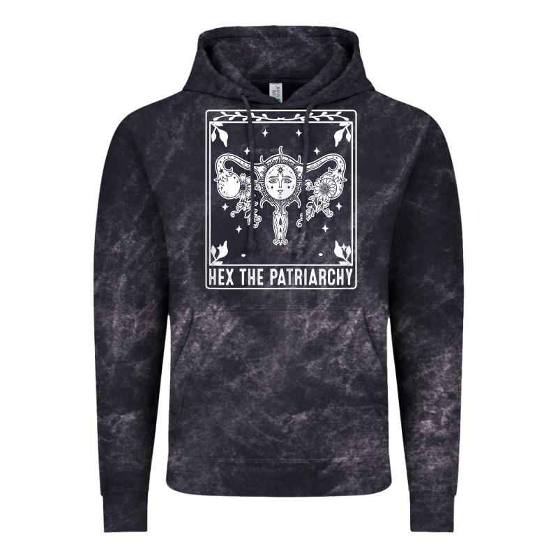 Womens Hex The Patriarchy Uterus Tarot Card Halloween Feminist T Shirt Vintage Hoodie by maiPhamDesign | Teevron