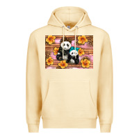 Pina Colada Mama Panda And Baby Panda Premium Hoodie - Artiststas