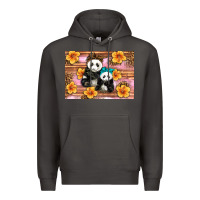 Smoke Mama Panda And Baby Panda Premium Hoodie - Artiststas