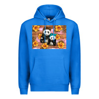 True Royal Mama Panda And Baby Panda Premium Hoodie - Artiststas