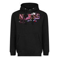 Black valentine's day nurse Heavyweight Hoodie - RanaPortraitStore
