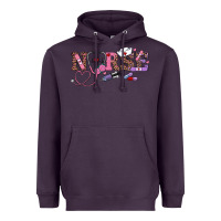 Plum valentine's day nurse Heavyweight Hoodie - RanaPortraitStore