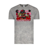 Cloud Rock my dog is my valentine valentine's day Vintage Tee - FaDigitalArtStudio
