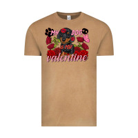Vintage Camel my dog is my valentine valentine's day Vintage Tee - FaDigitalArtStudio