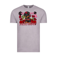 Vintage Zinc my dog is my valentine valentine's day Vintage Tee - FaDigitalArtStudio