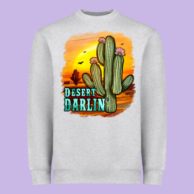 Desert Darlin' Heavyweight Sweatshirt Designed By Jahusdesignshop