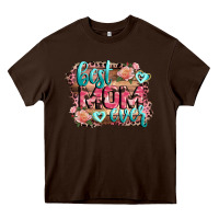 Chocolate Brown Best Mom ever Mother's Day Heavy Core Tee - CowGirlArtShop