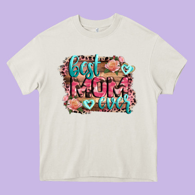 Best Mom Ever Mother's Day Heavy Core Tee Designed By Cowgirlartshop