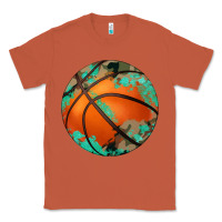 Western Basketball Camouflage Glitter Pattern Classic Tee | Teevron