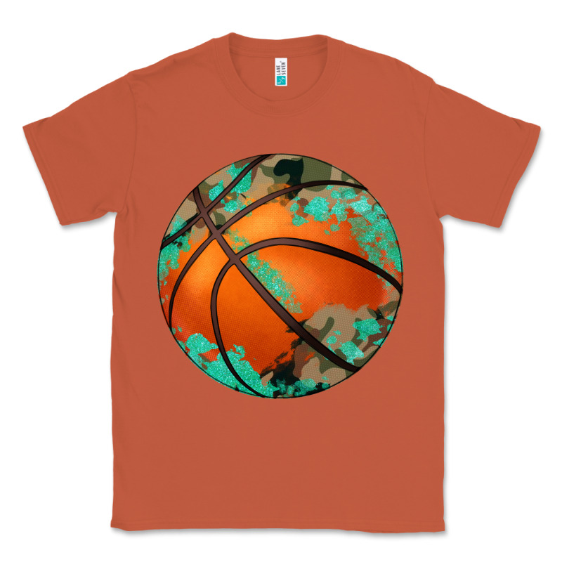 Western Basketball Camouflage Glitter Pattern Classic Tee by Artiststas | Teevron