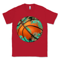 Red western basketball camouflage glitter pattern Classic Tee - Artiststas