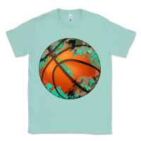 Seafoam western basketball camouflage glitter pattern Classic Tee - Artiststas