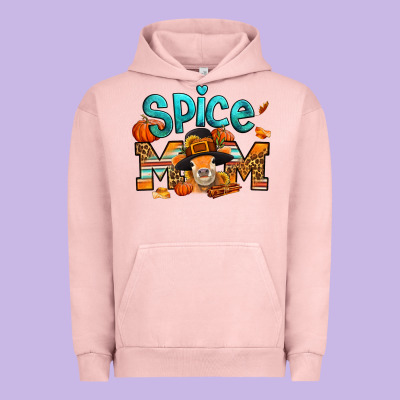 Thanksgiving Spice Mom Pilgrim Cow Urban Hoodie Designed By Jasminsmagicworld