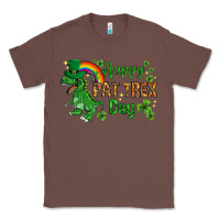 Chestnut St. Patrick's Happy Pat T-Rex Day with rainbow Classic Tee - HowdyJamesFarm