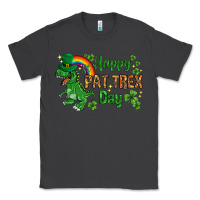 Smoke St. Patrick's Happy Pat T-Rex Day with rainbow Classic Tee - HowdyJamesFarm