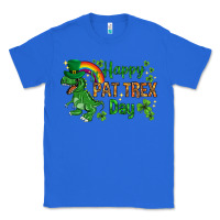 True Royal St. Patrick's Happy Pat T-Rex Day with rainbow Classic Tee - HowdyJamesFarm