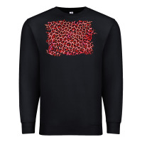 Black pink leopard background Premium Sweatshirt - RanaPortraitStore